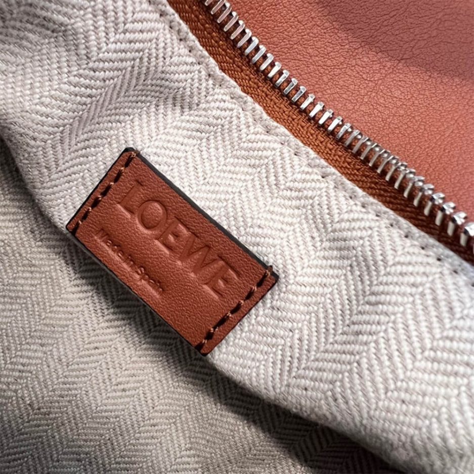 Tan LOEWE Small Puzzle Bag - Image 8