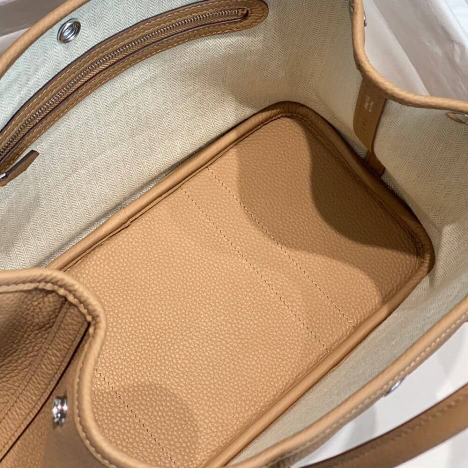Beige Hermes Garden Party 30 Bag - Image 8