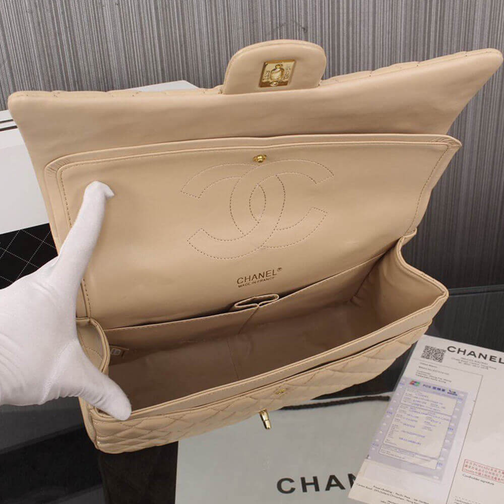 CHANEL Classic Maxi Handbag - Image 8