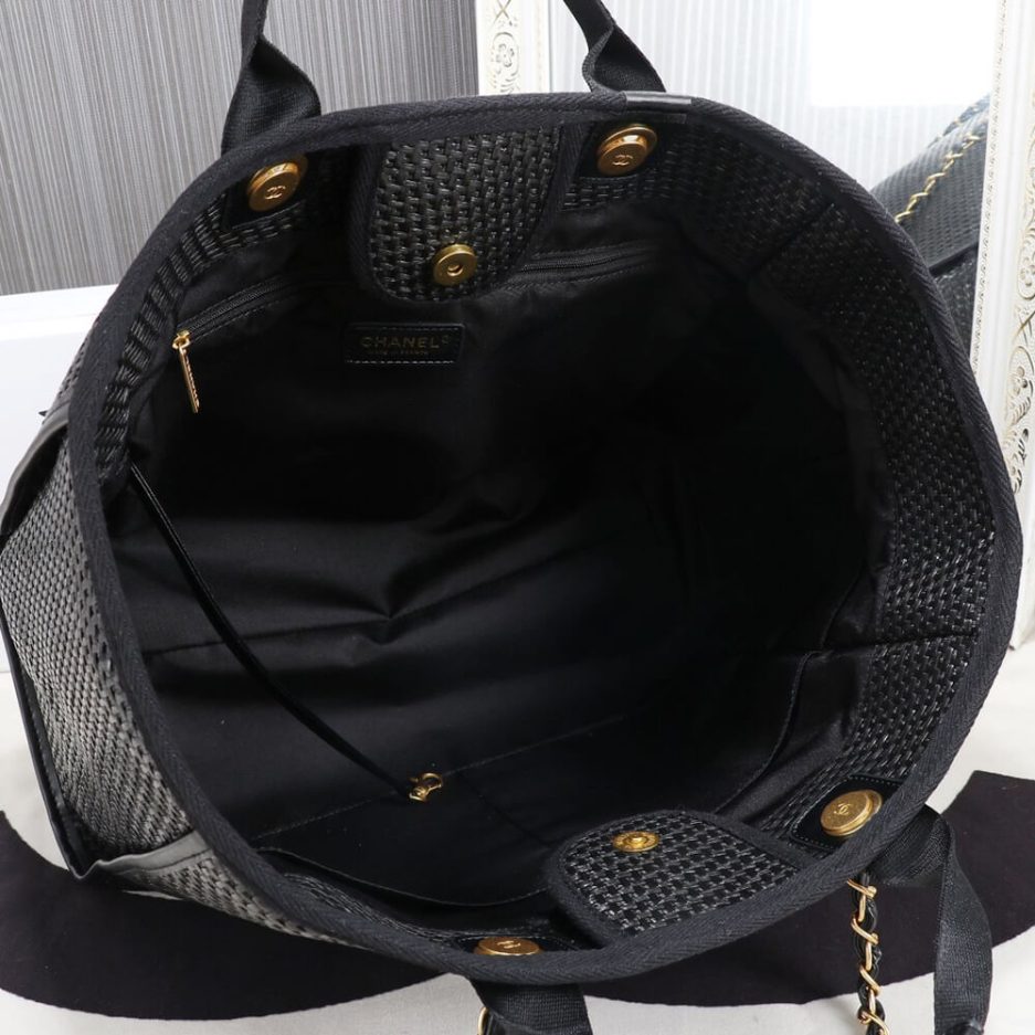 CHANEL MEDIUM DEAUVILLE TOTE - Image 8