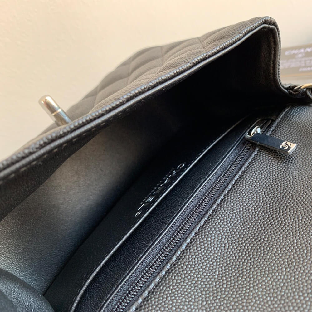 Black Chanel MINI FLAP BAG (high-end grade) - Image 8