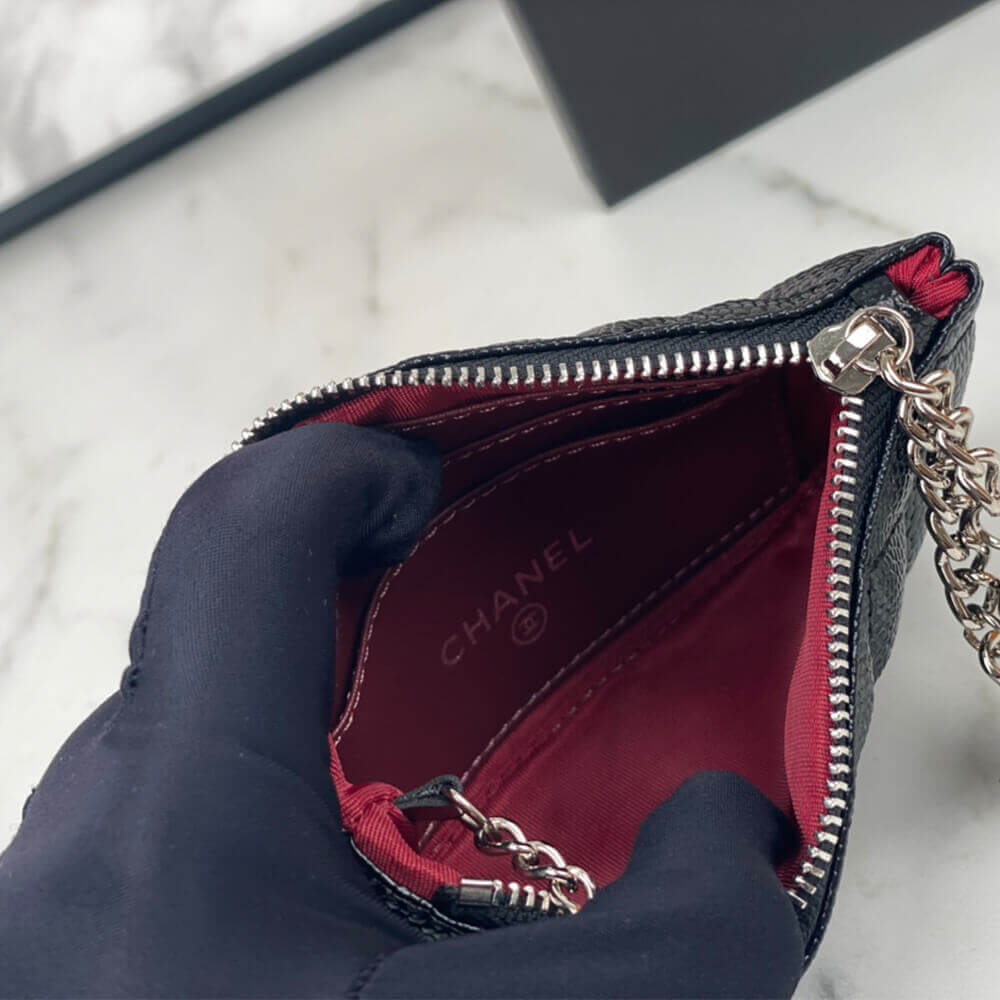 Chanel Classic Small Zip Clutch - Image 8