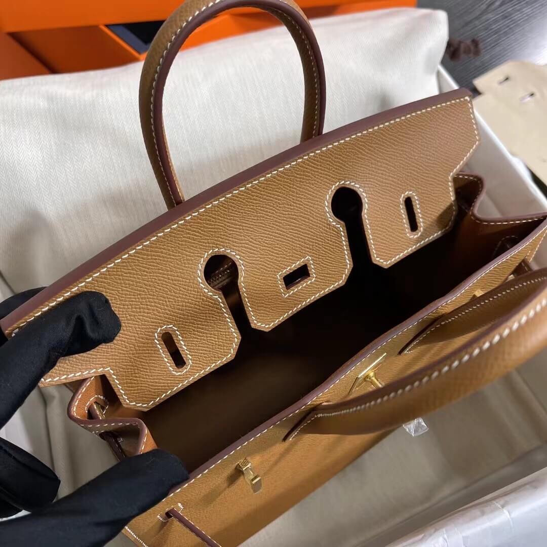 Brown Hermes Birkin 25 Sellier (High-end Grade) - Image 8