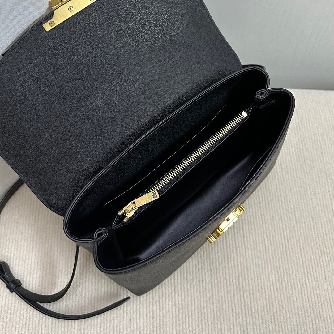 Black CELINE Medium size NINO bag in soft cow leather - Image 9