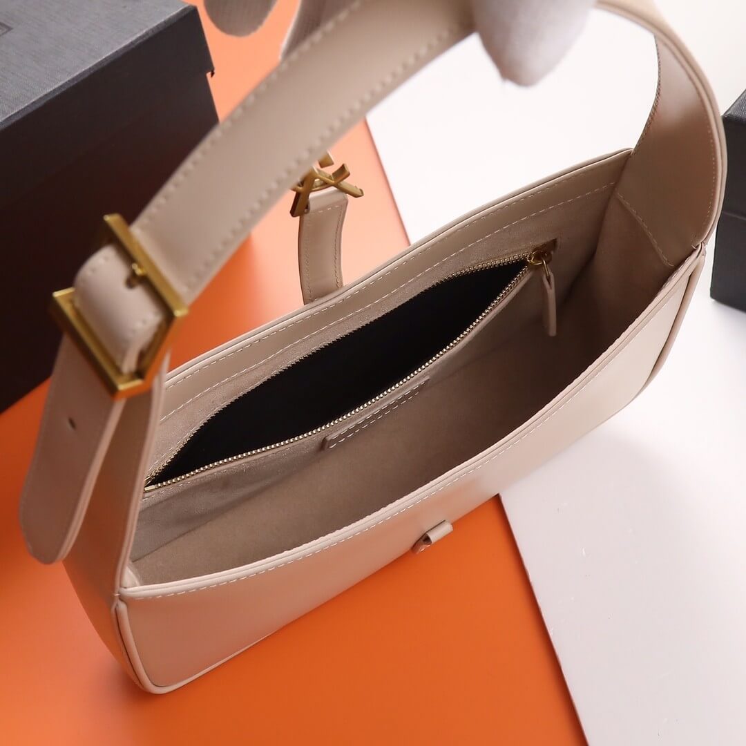 Rose Sand YSL LE 5 A 7 bag in smooth leather - Image 9